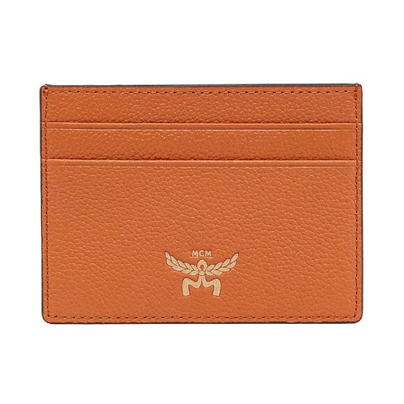 MCM Mini Himmel Card Case in Embossed Leather (0224)
